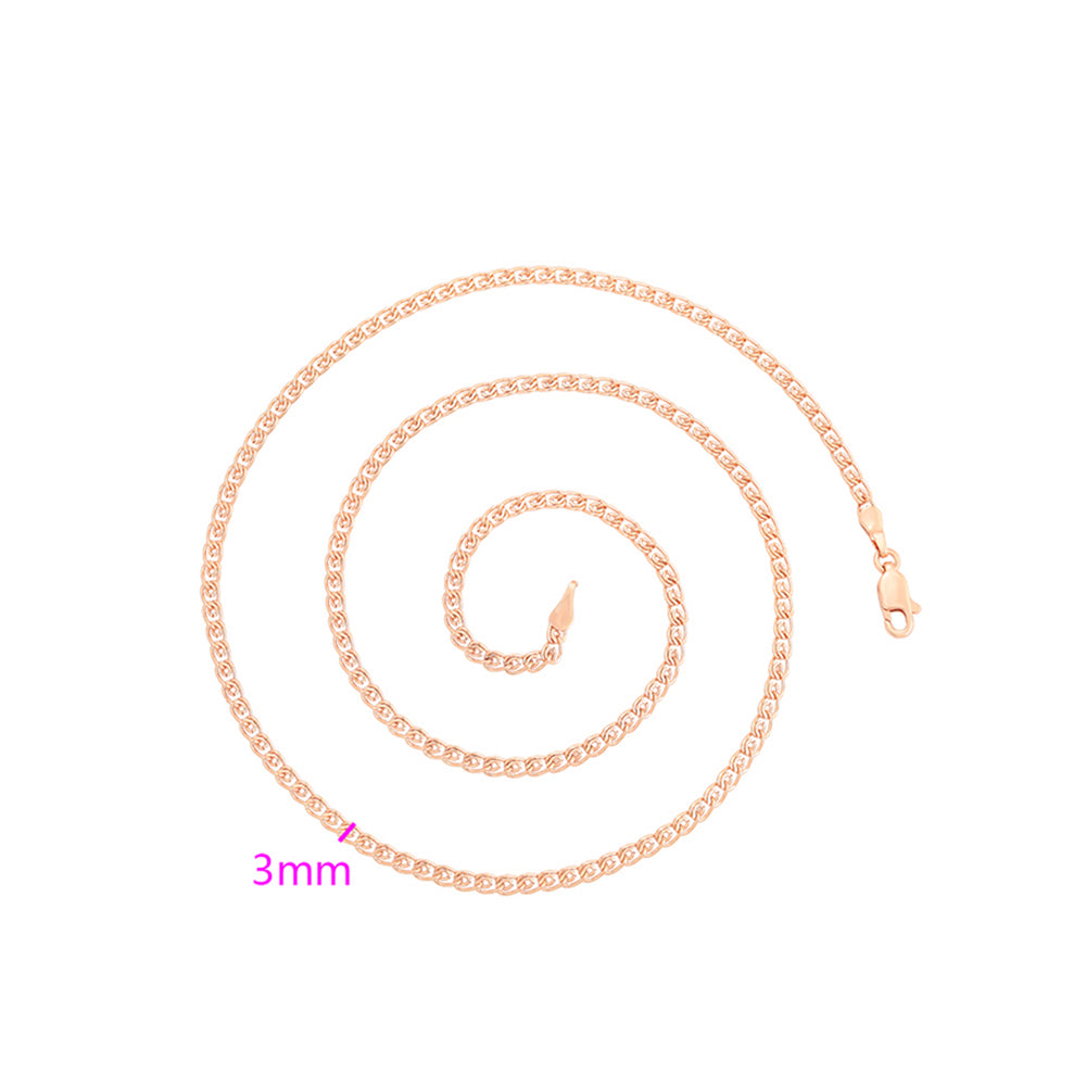 Pozlacený Slitinový Náhrdelník 3 