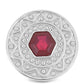 Stříbrný Prsten s Madagaskarským Rubínem