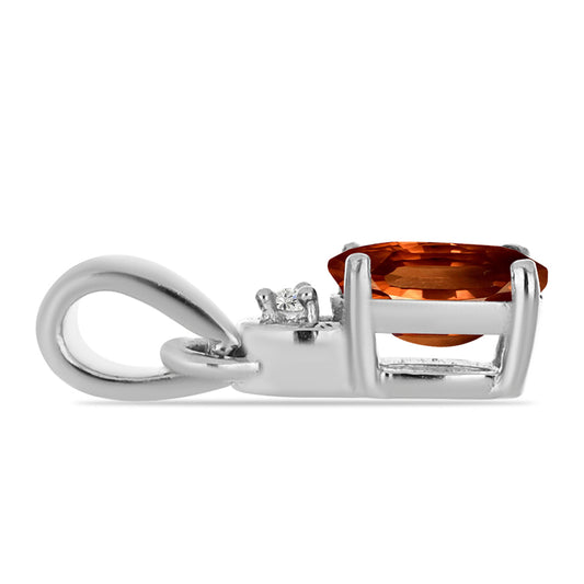 Stříbrný Přívěsek s Andalusitem a Bílým Topazem