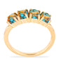 Pozlacený Stříbrný Prsten s Ústřicovým Tyrkysem