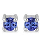 Stříbrné Náušnice s Tanzanitem