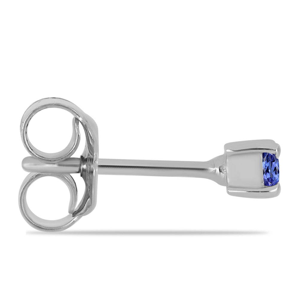 Stříbrné Náušnice s Tanzanitem 2 