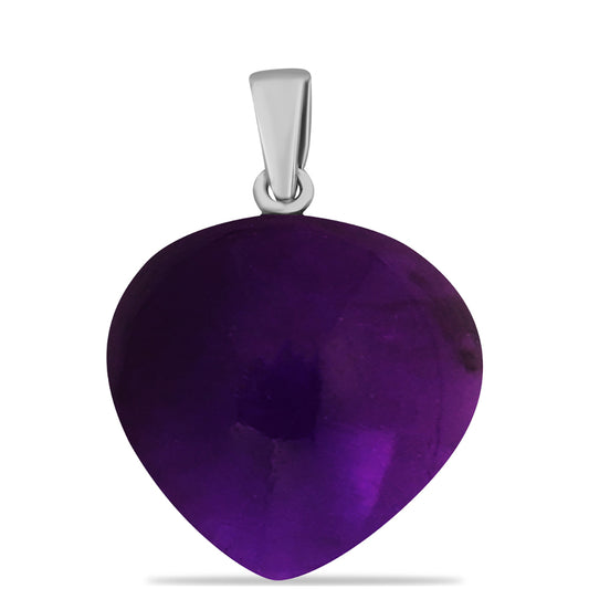 Stříbro 925/1000 - Přívěsek s Marockým Ametystem - Karátové číslo: 24.06. přibližná hmotnost: 5.27 gramů