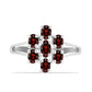 Stříbrný Prsten s Bartonským Granátem