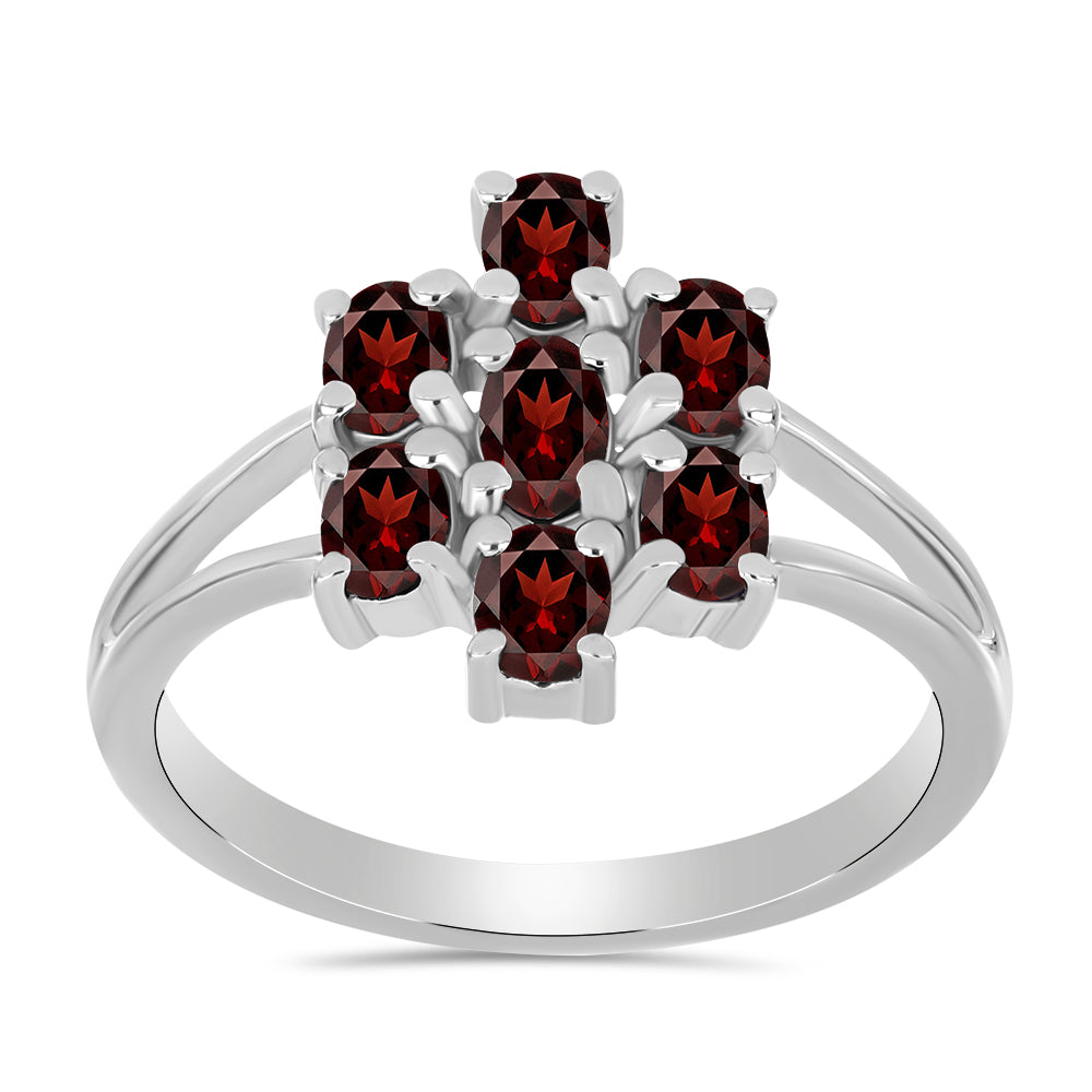 Stříbrný Prsten s Bartonským Granátem