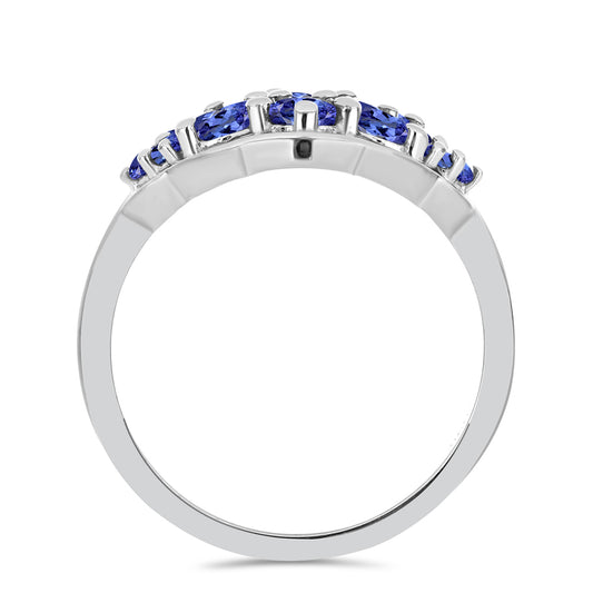 Stříbrný Prsten s Tanzanitem