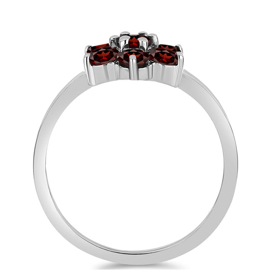 Stříbrný Prsten s Bartonským Granátem