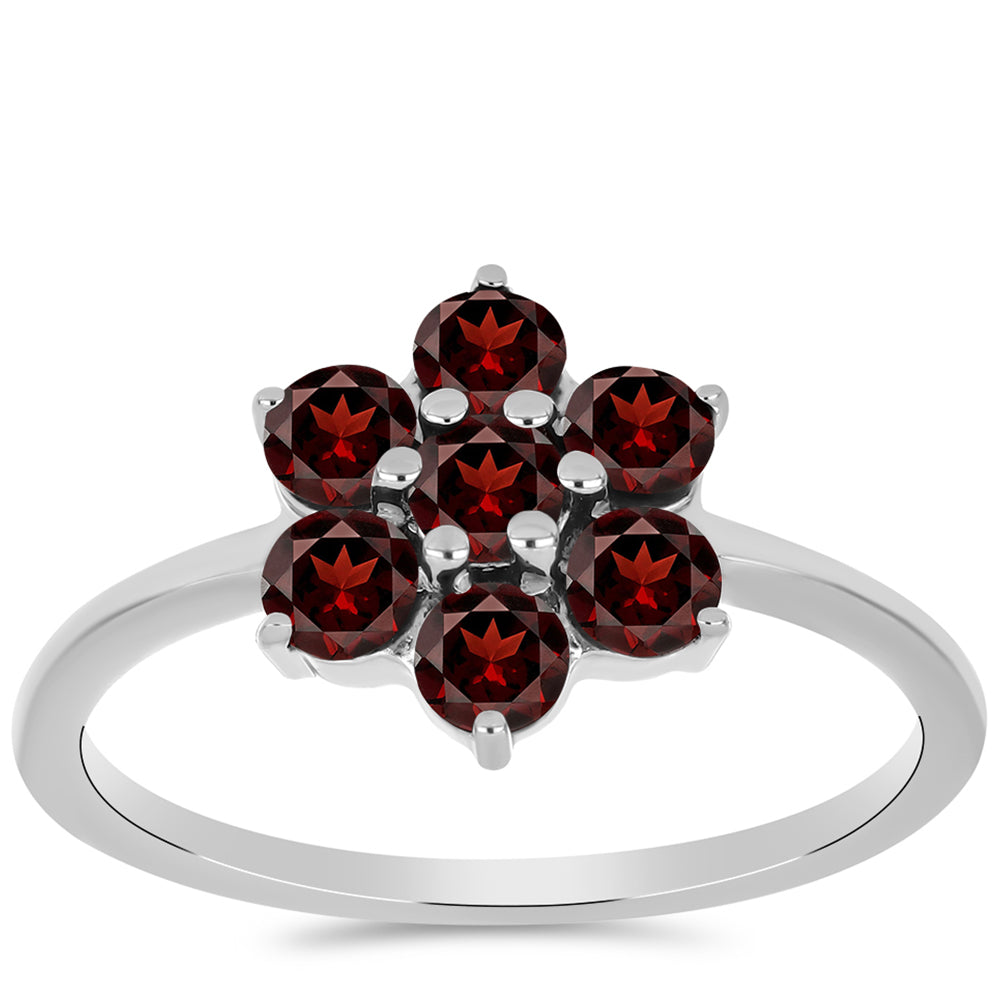 Stříbrný Prsten s Bartonským Granátem