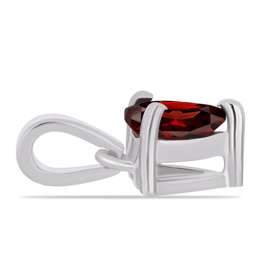 Stříbrný Přívěsek s Bartonským Granátem