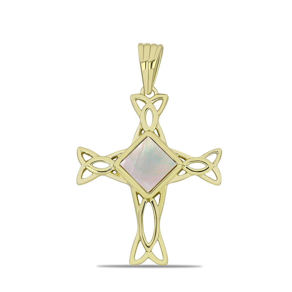 Pozlacené Stříbro 925/1000 - Přívěsek s Lasturou - Karátové číslo: 1.13. přibližná hmotnost: 3.19 gramů 1 