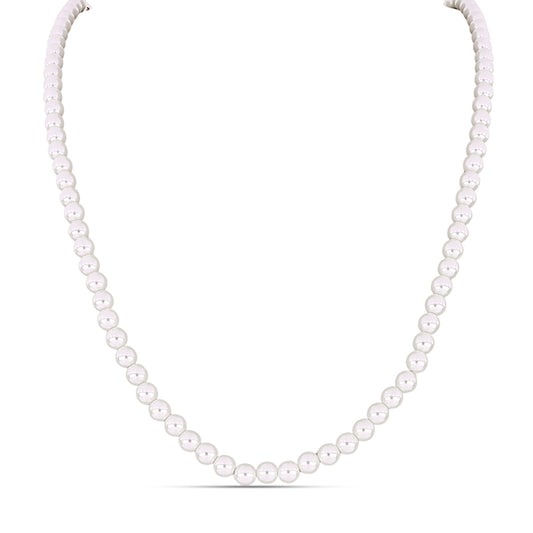 Nugetová Sada s Bílou Sladkovodní Perlou - Karátové číslo: 222.72. přibližná hmotnost: 45.18 gramů ( Náušnice+Náramek+Prsten )