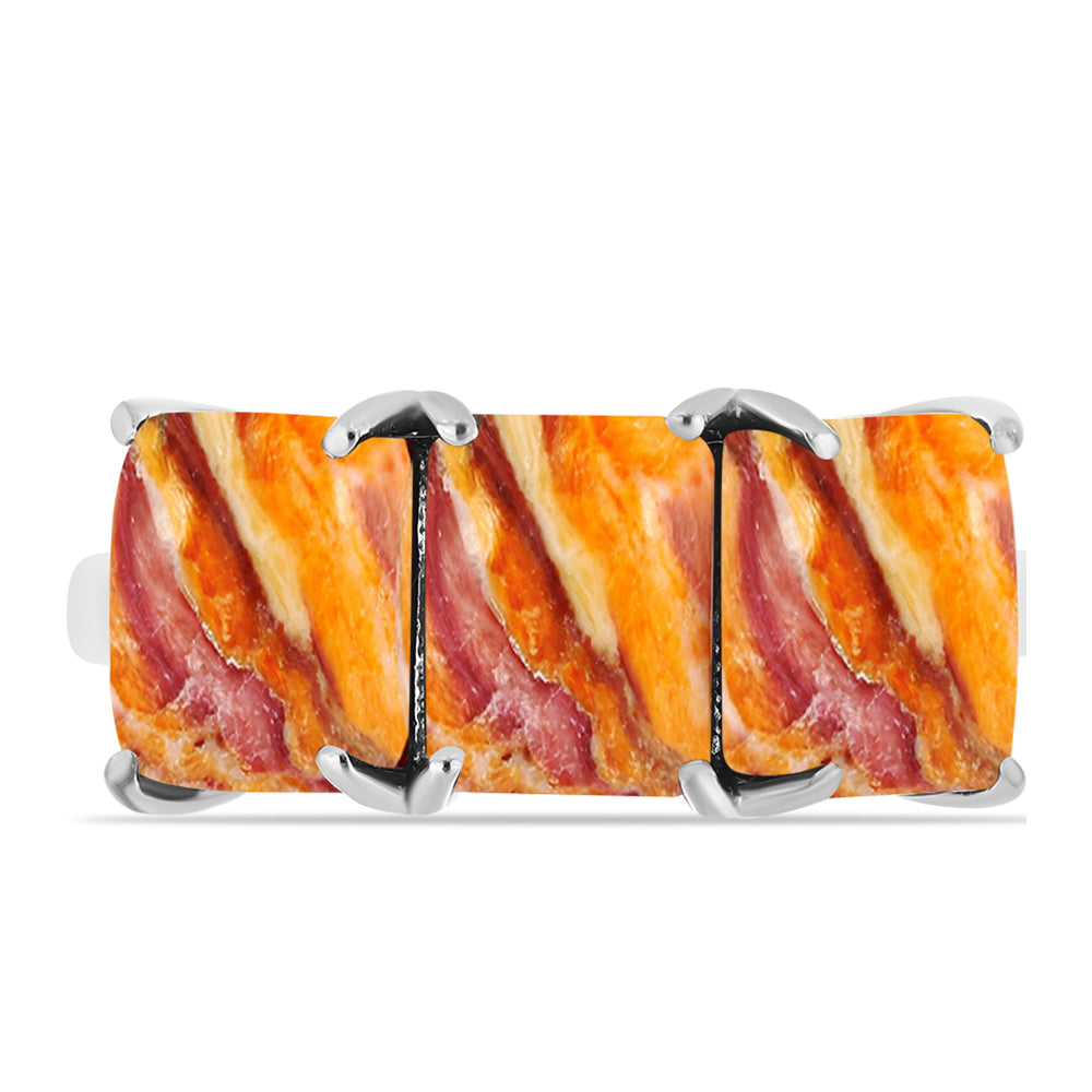 Stříbro 925/1000 - Prsten s jaspisem (Lví tlapa) - Karátové číslo: 4.96. přibližná hmotnost: 4.36 gramů 1 