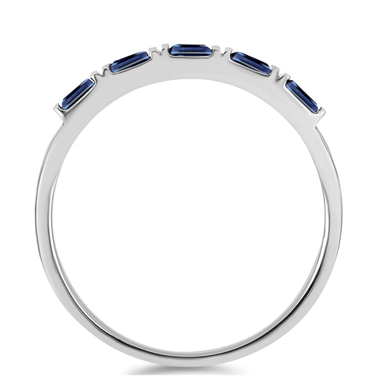 Stříbrný Prsten s "Císařský Fialový" Moissanitem