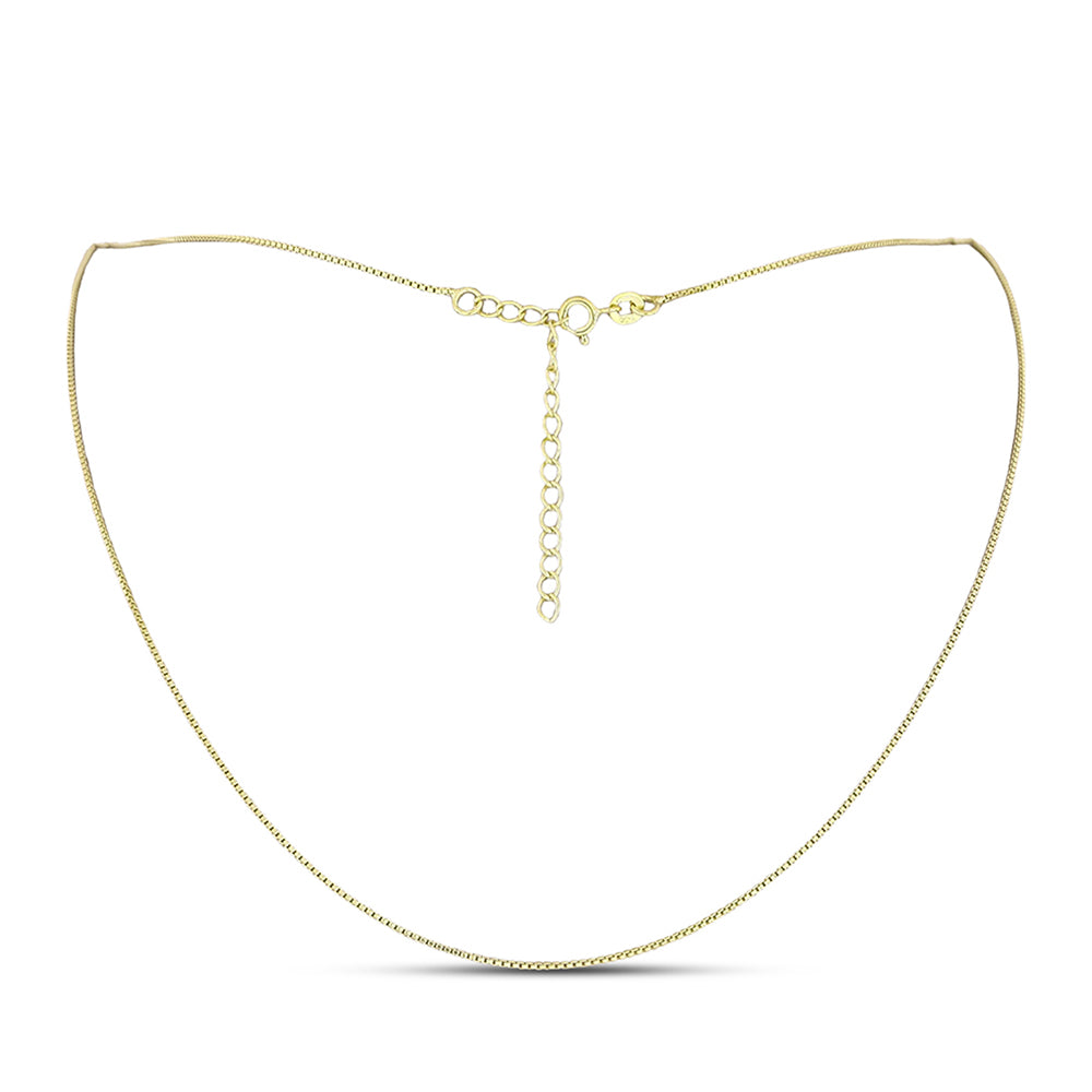 Pozlacené Stříbro 925/1000 - Řetízek  přibližná hmotnost: 2.56 gramů 1 