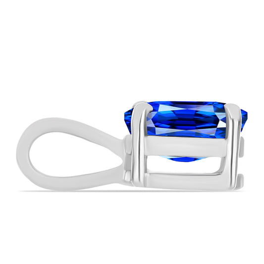 Stříbro 925/1000 - Přívěsek s Australským Modrým Safírem - Karátové číslo: 1.14. přibližná hmotnost: 0.83 gramů