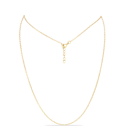 Pozlacené Stříbro 925/1000 - Řetízek  přibližná hmotnost: 1.21 gramů