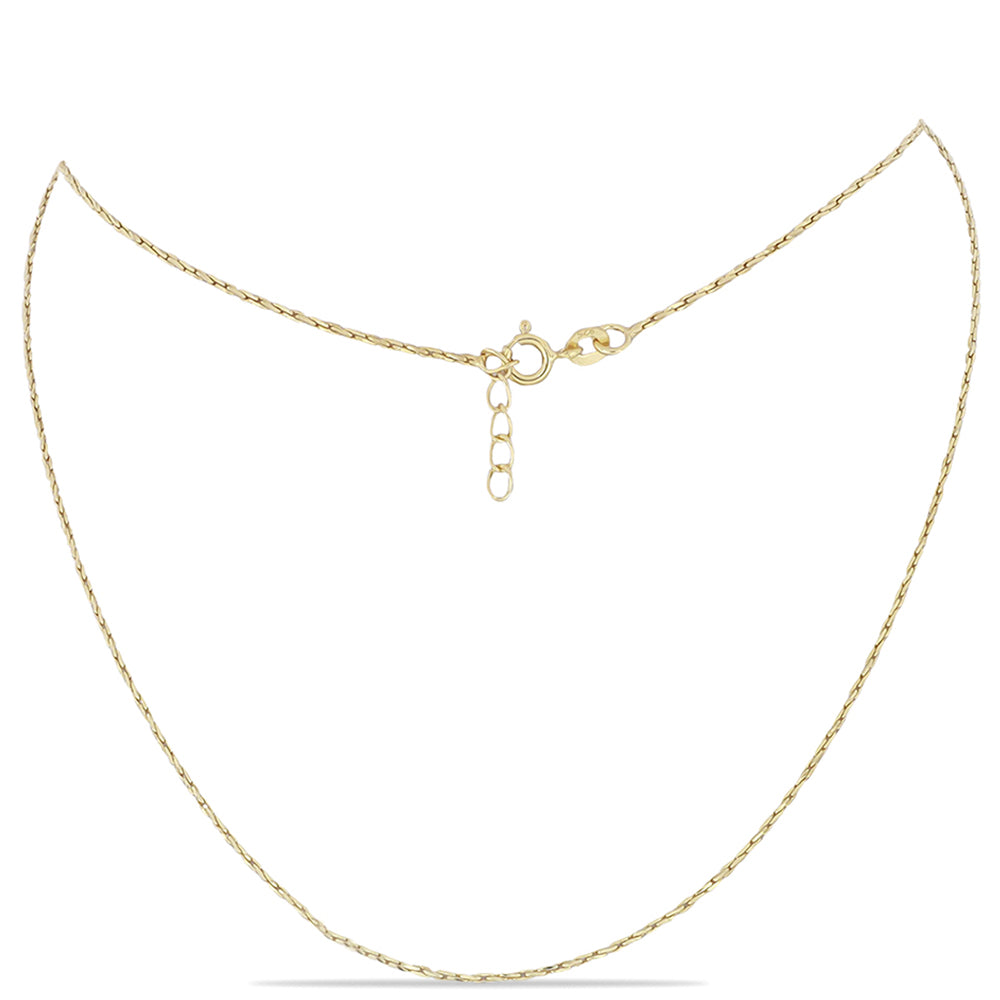 Pozlacený Stříbrný Řetízek 1 