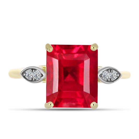 Pozlacené Stříbro 925/1000 - Prsten s Červeným Achátem a Bílým Topazem - Karátové číslo: 4.11. přibližná hmotnost: 3.58 gramů