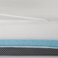 Potah na matraci Eazzzy prémiové kvality s prostěradlem ZDARMA, 180x200x9 cm