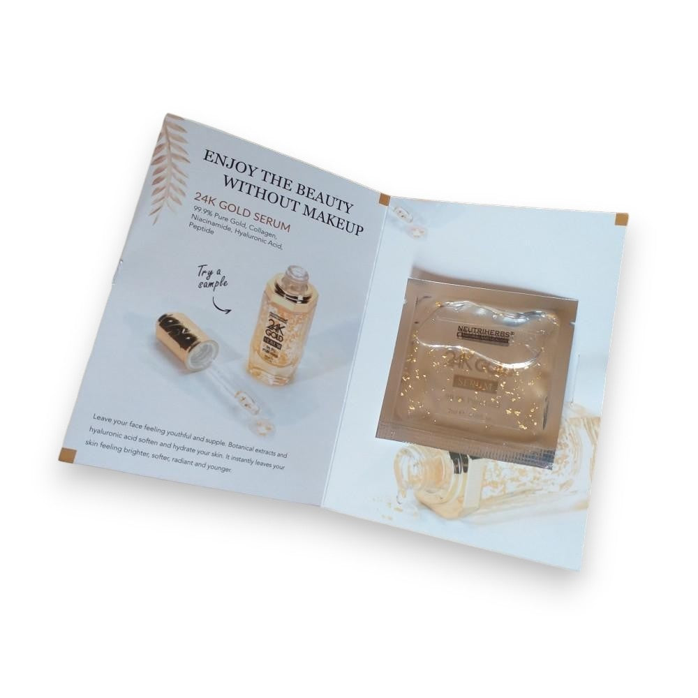 Omlazující Zlaté Sérum s Kyselinou Hyaluronovou a Kolagenem 2ml 1 
