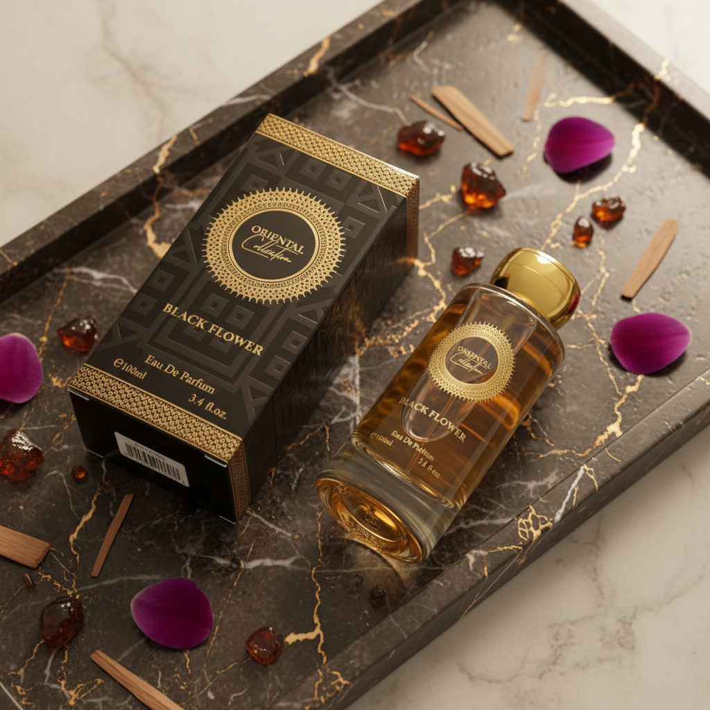 100 ml EDP BLACK FLOWER smyslná sladká vzrušující unisex vůně 1 