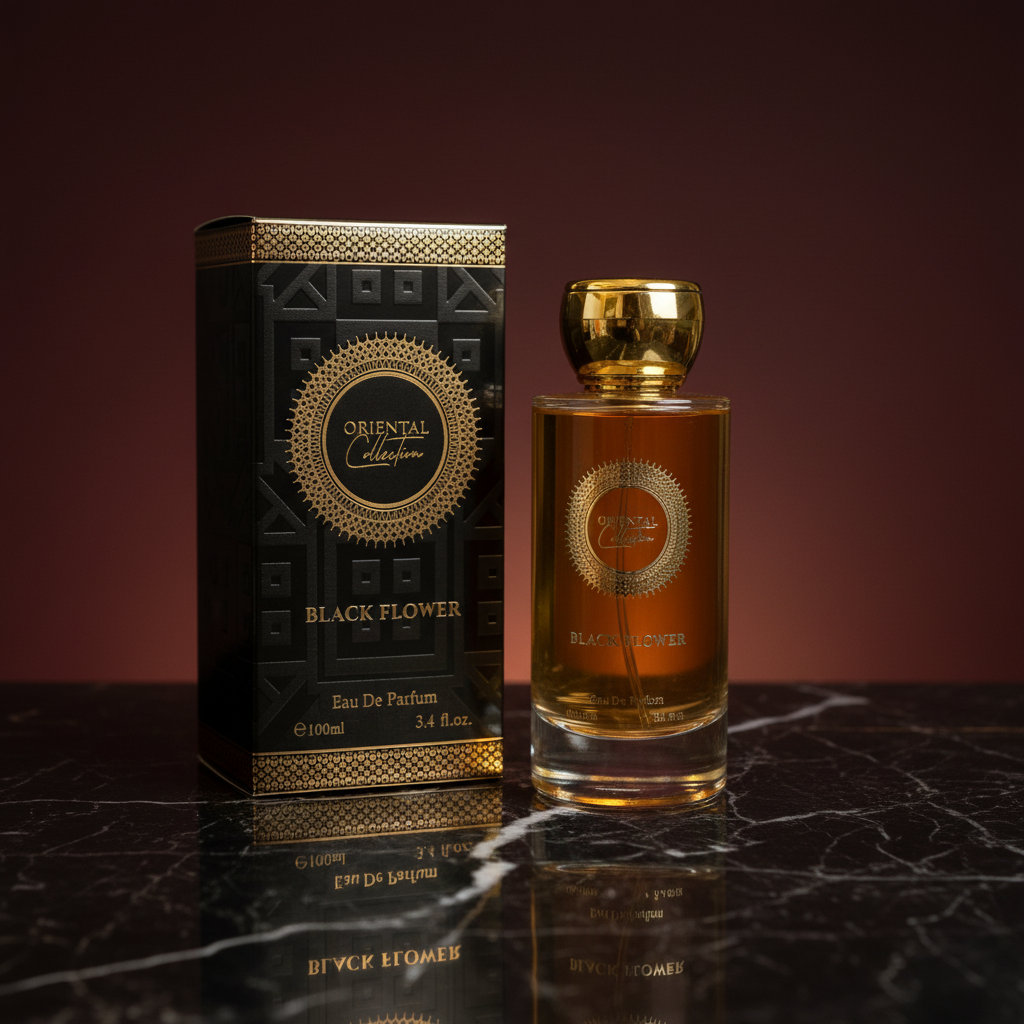 100 ml EDP BLACK FLOWER smyslná sladká vzrušující unisex vůně 15 
