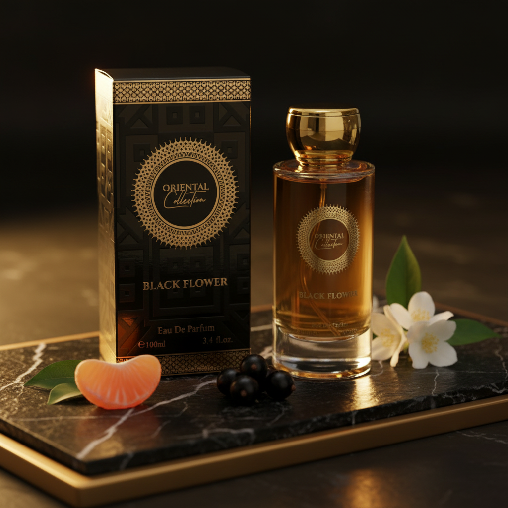 100 ml EDP BLACK FLOWER smyslná sladká vzrušující unisex vůně 6 
