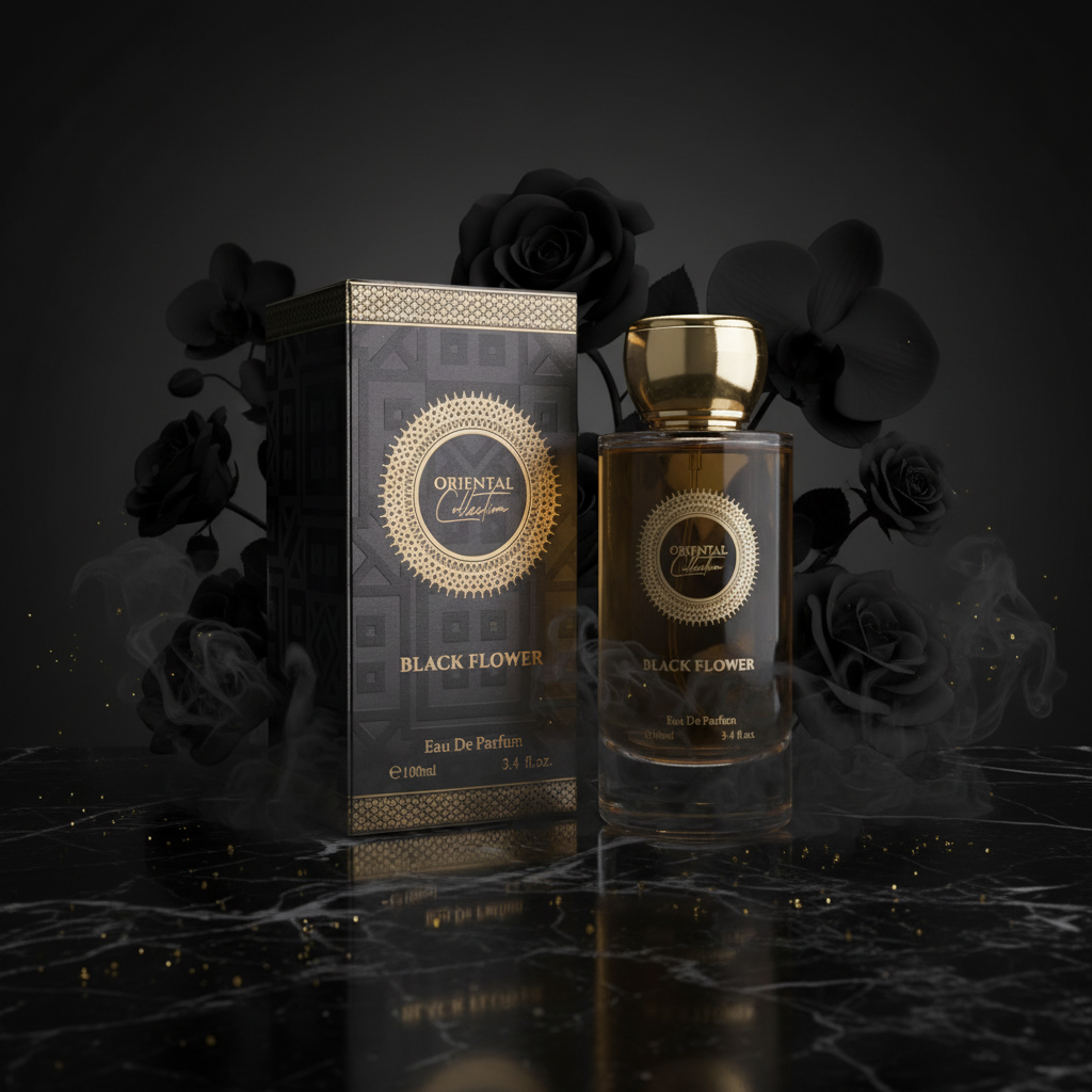 100 ml EDP BLACK FLOWER smyslná sladká vzrušující unisex vůně