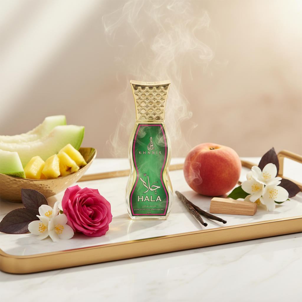 20 ml HALA parfémový olej, květinově - ovocná vůně pro ženy 4 