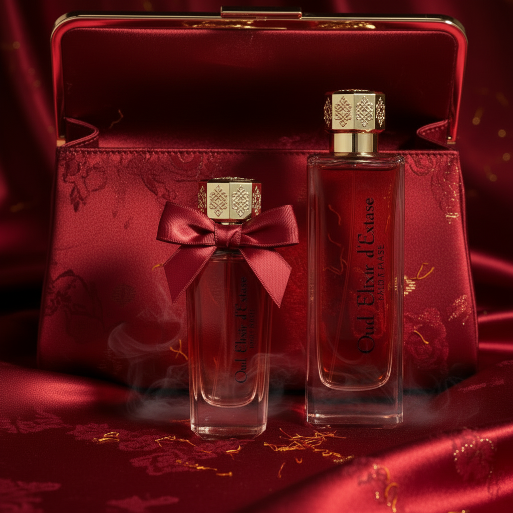 Linn Young EDP 100ml + 30ml "Oud Elixir Red" Jantarovo - květinová 7 