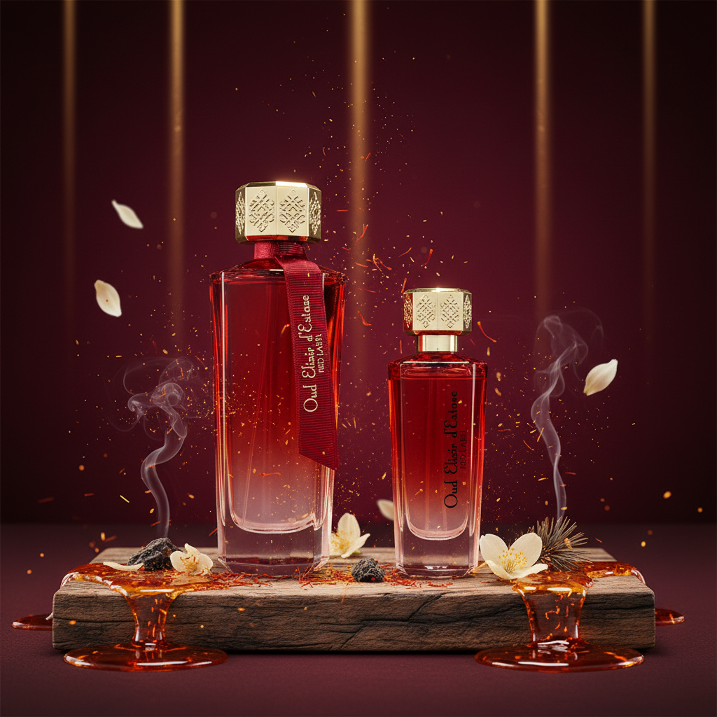 Linn Young EDP 100ml + 30ml "Oud Elixir Red" Jantarovo - květinová 9 