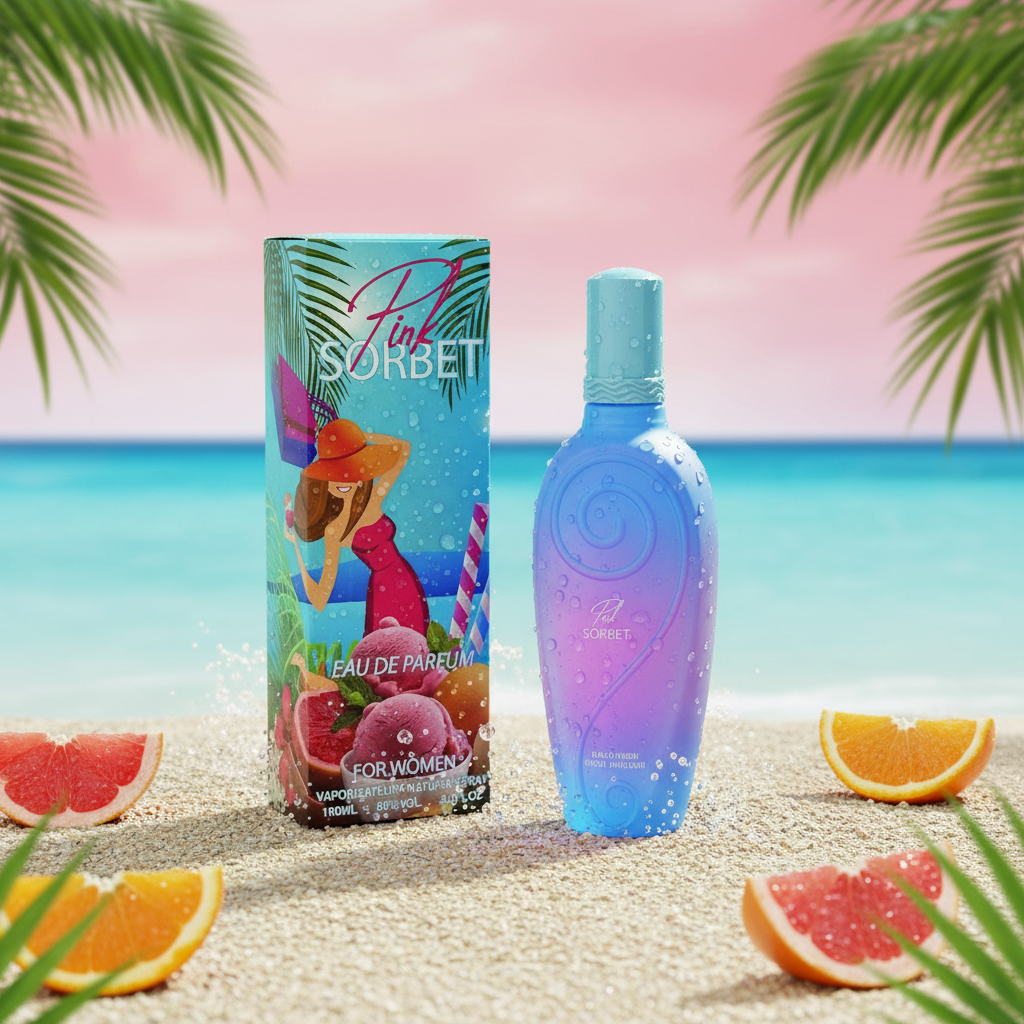 EDP 100 ml „Pink Sorbet“ – ovocně-květinová vůně 2 