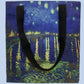 Nákupní taška, Van Gogh - Starry Night Over The Rhone, 38 cm x 10 cm x 36 cm