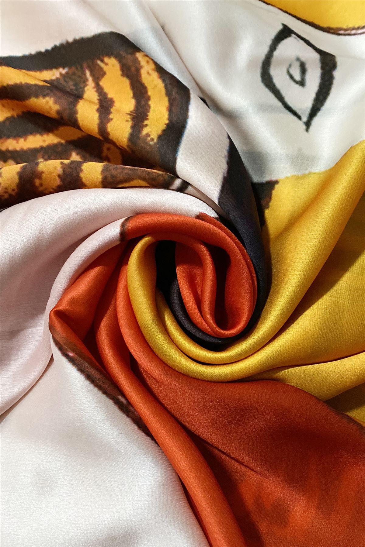 Hedvábná šála-šátek, 70 cm x 180 cm, Picasso - Portrait Style