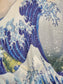 Bavlněná Šála-šátek, 70 cm x 180 cm, Hokusai - Velká vlna