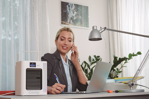 3 v 1 Cool HP Přenosný Chladicí Ventilátor s Dálkovým Ovládáním 12 