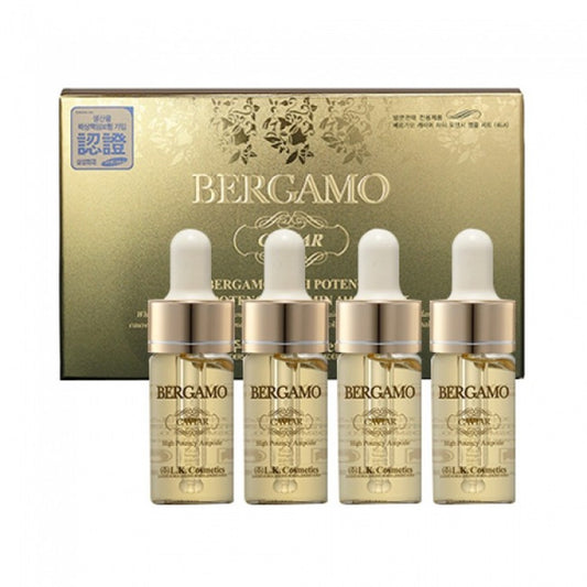 BERGAMO Sada 4 ks Dvoufázových Luxusních Kaviárových Ampulí, 13ml x 4