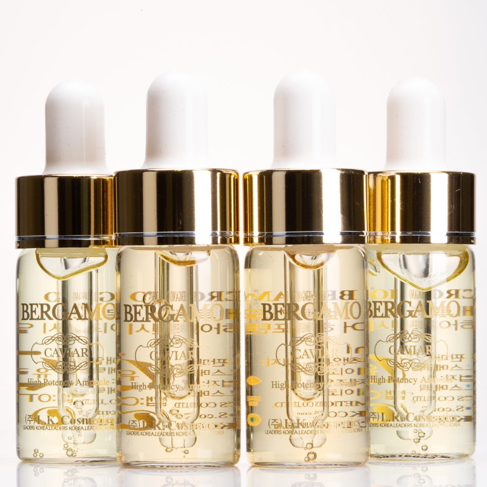 BERGAMO Sada 4 ks Dvoufázových Luxusních Kaviárových Ampulí, 13ml x 4 3 