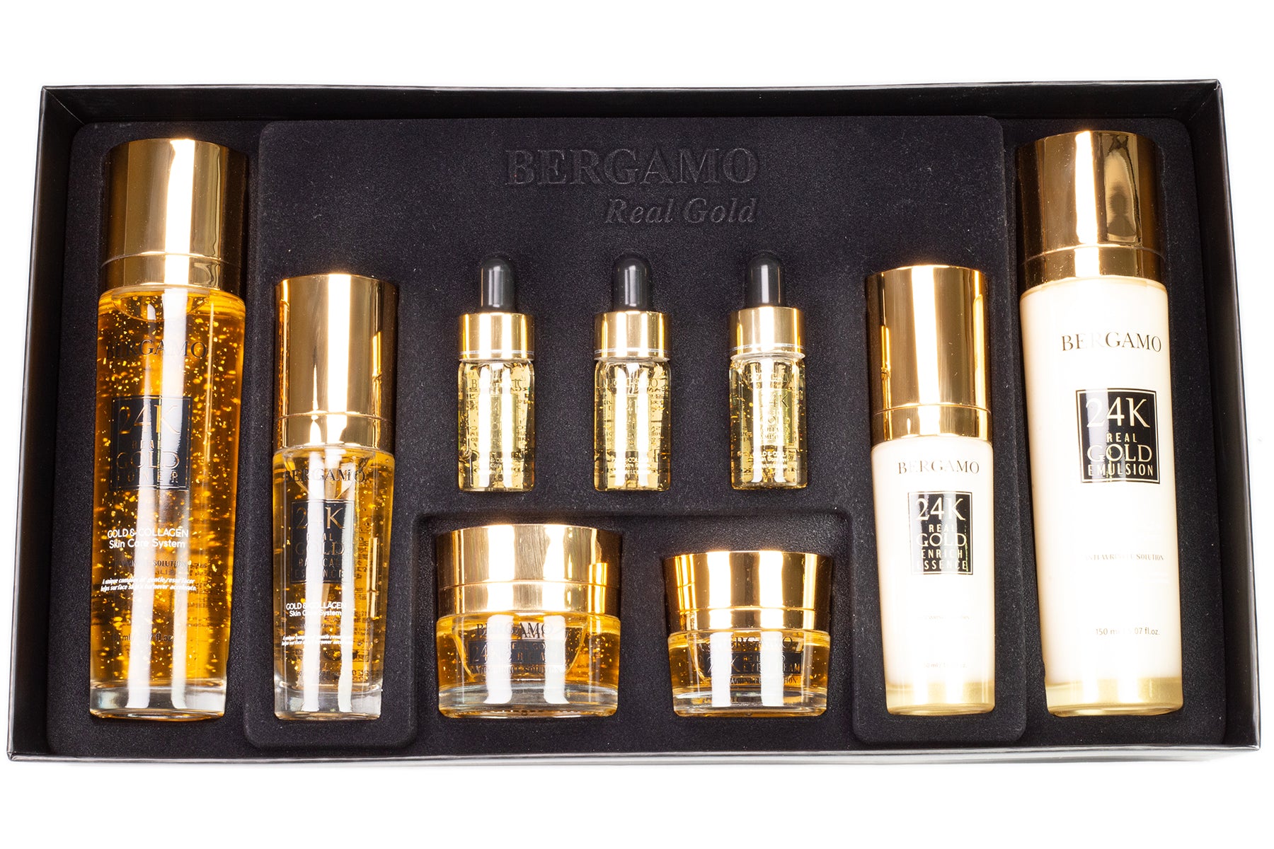 BERGAMO 24K REAL GOLD Sada Péče o Pleť proti Stárnutí 11 
