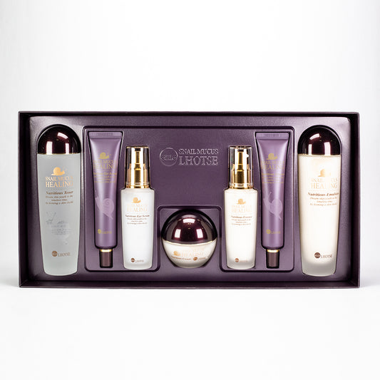 BERGAMO ELLELHOTSE NUTRITION SNAIL SKIN CARE SET (7PCS)