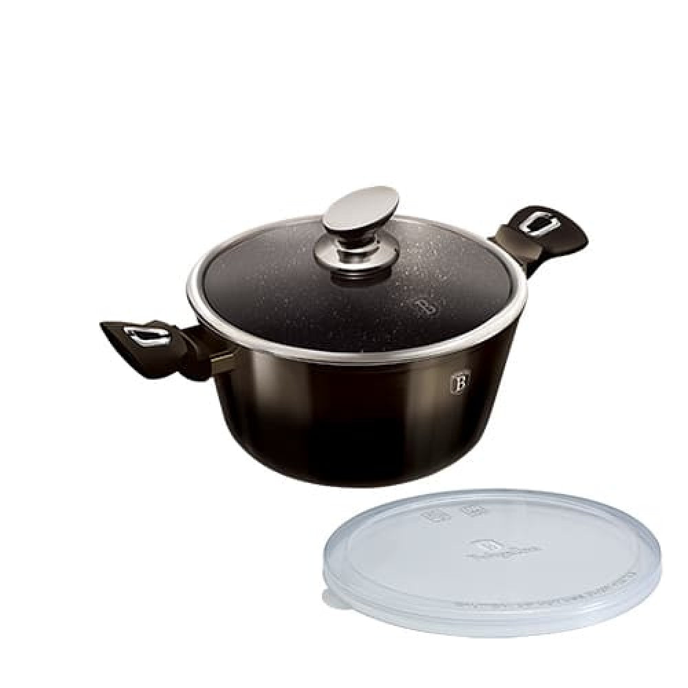Berlinger Haus Metallic Line Shiny Black Edition kastrol s poklicí (6,1 l) 1 
