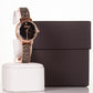 Vysoce kvalitní slitinové hodinky s mechanismem Miyota v dárkové krabičce, Černý ciferník