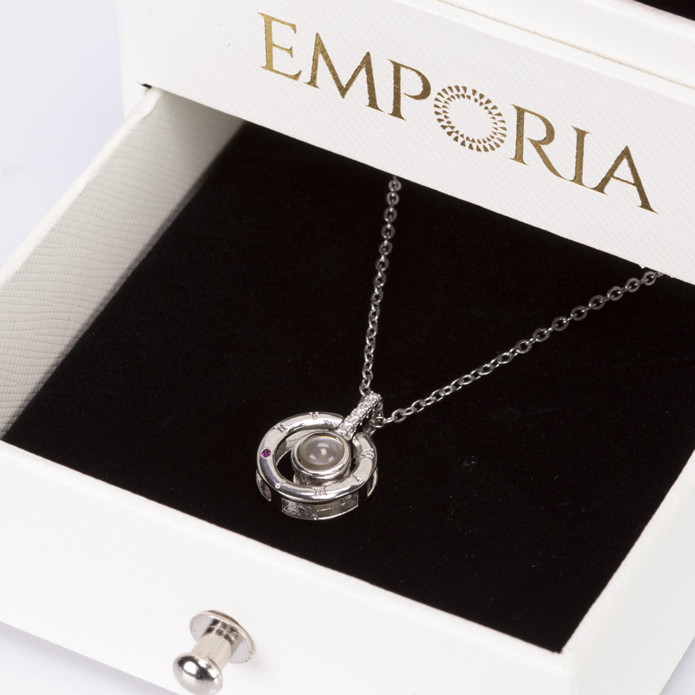 Šperkovnice Eternal Rose s náhrdelníkem "Miluji tě".