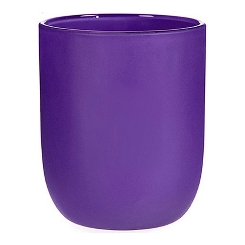 Vonná svíčka "Pure Provence", fialová (7 x 8 x 7 cm)