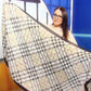Bavlněná Šála-šátek, 90 cm x 180 cm, Skotský kostkovaný vzor