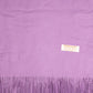 Šála ze 100% Pashmina Kašmíru, 70 cm x 170 cm, Super měkká, Světle Fialová
