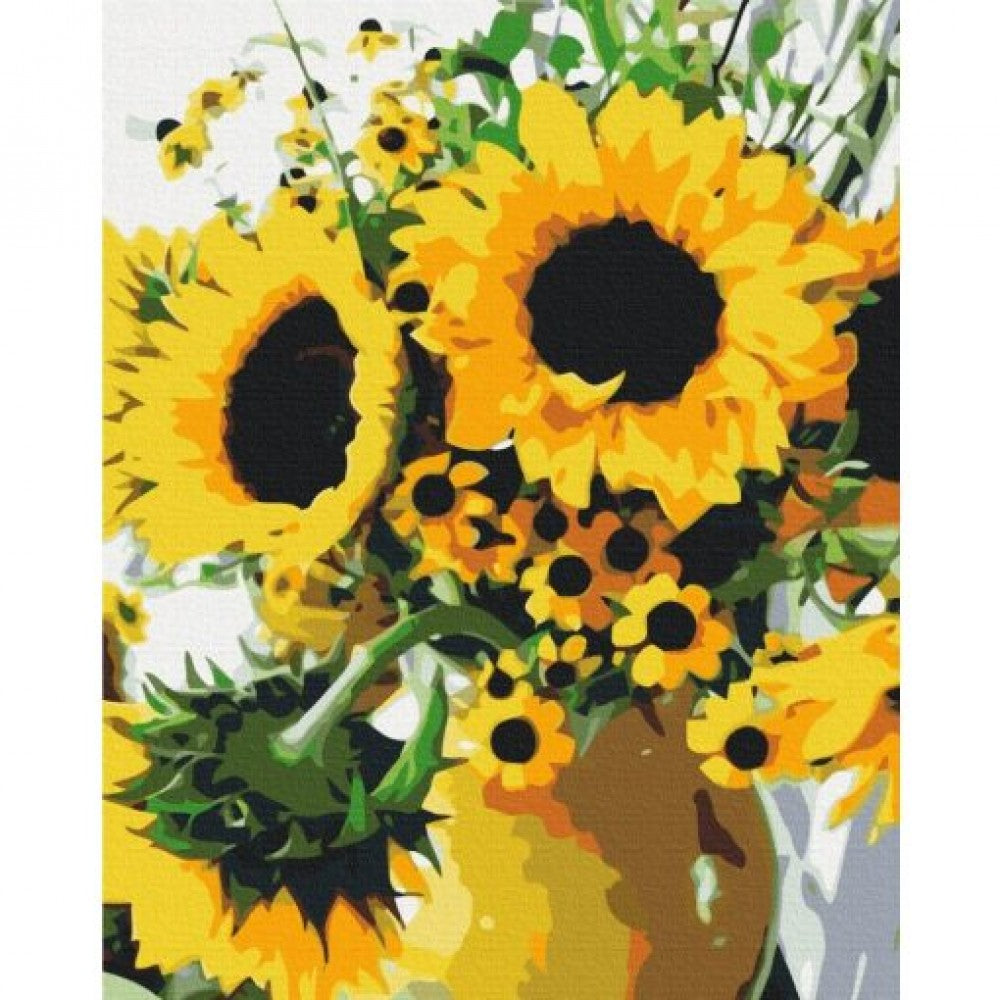 "Oblak slunečnicové vůně" Sada pro malování podle čísel, 40x50 cm 1 