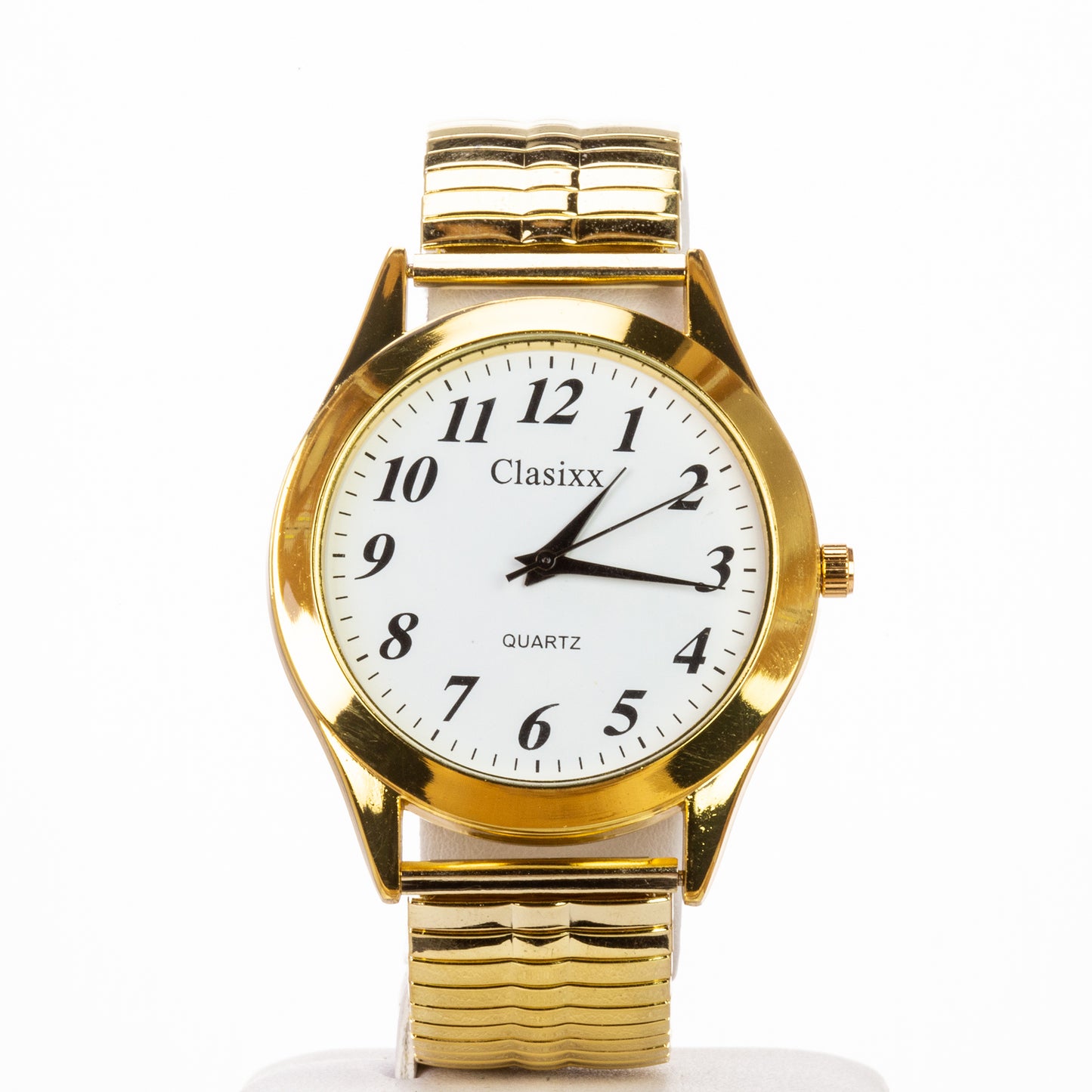 Classix pánské hodinky s řemínkem z nerezové oceli a vysoce kvalitním strojkem, ve zlaté barvě