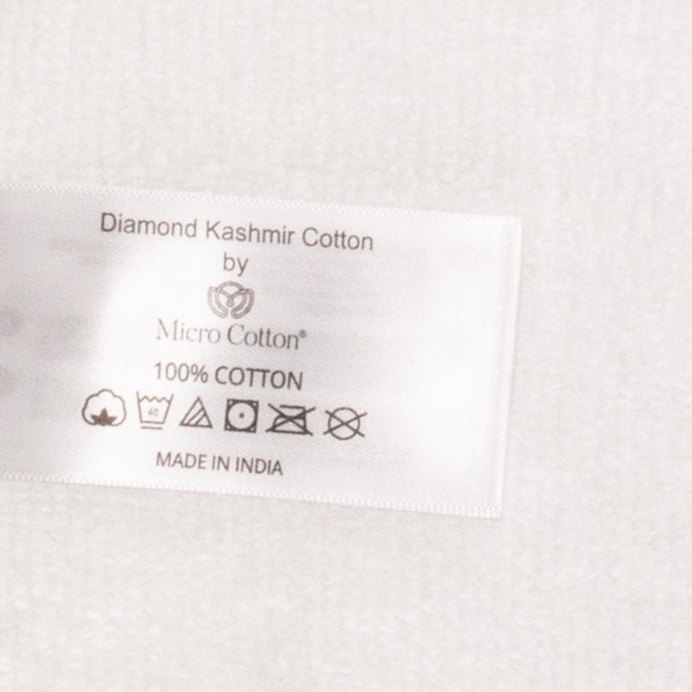 3+3+1 Dárková Sada Nadrozměrných Ručníků ze 100% Mikrobavlny, 500 GSM, Sněhově Bílá