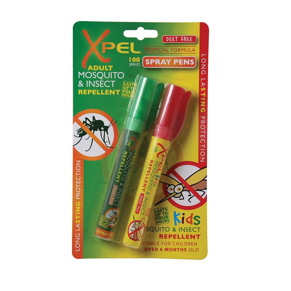 2 ks Ultra-dlouho účinkující repelent proti komárům a hmyzu pro dospělé a děti, Set - 2 x 100 rozprášení
